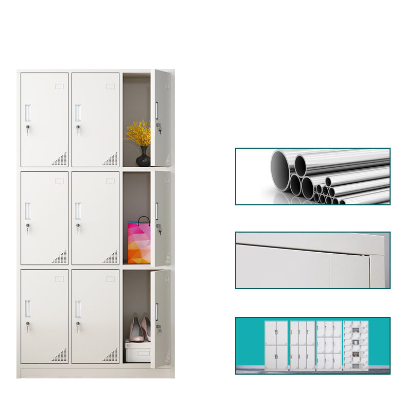 Hinged Contemporary Wardrobe Cabinet Metal Wardrobe Armoire for Home