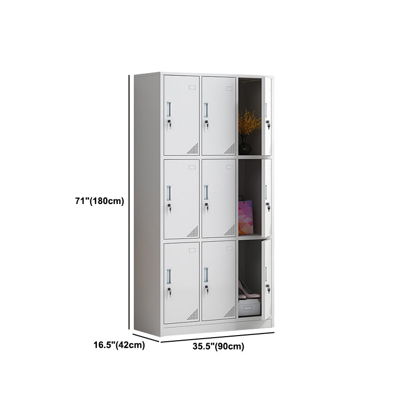 Hinged Contemporary Wardrobe Cabinet Metal Wardrobe Armoire for Home