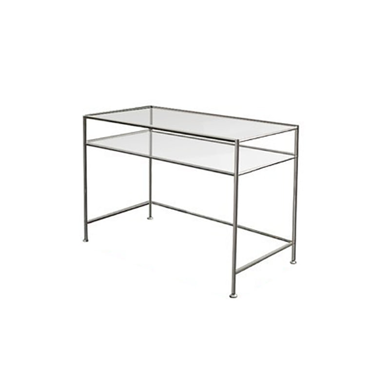 Rectangular 31.5"H Writing Desk Bedroom Laptop Table with Shelf