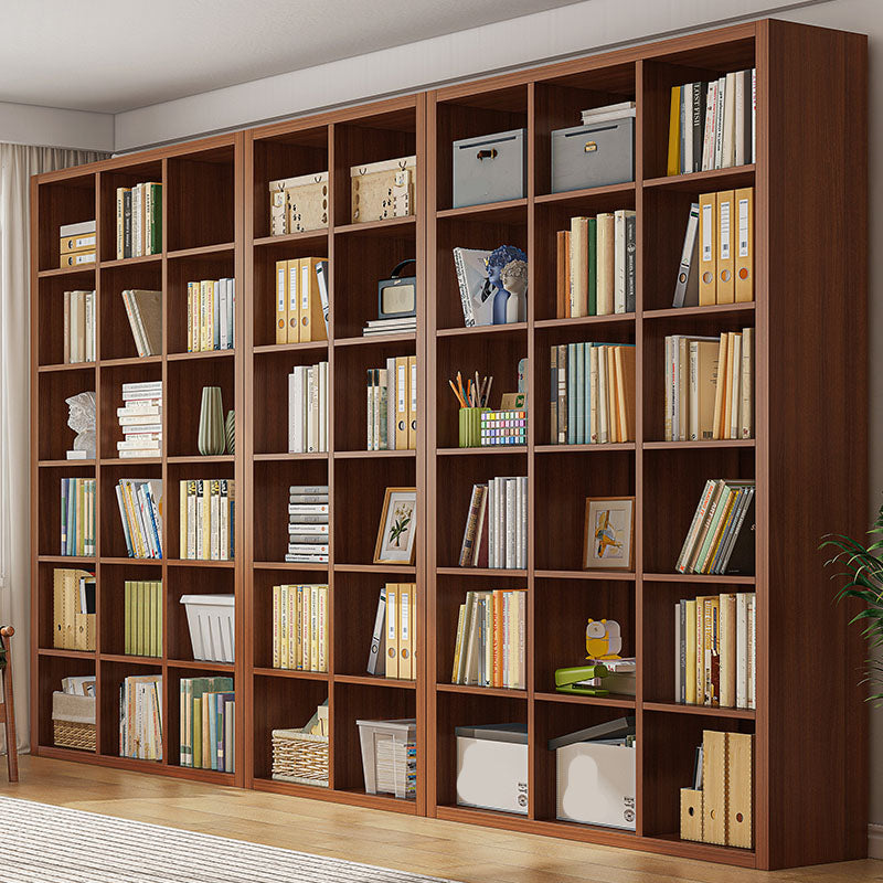 11.8" W Standard Shelf Bookcase Engineered Wood Closed Back Modern Book Shelf
