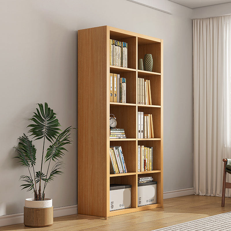 11.8" W Standard Shelf Bookcase Engineered Wood Closed Back Modern Book Shelf