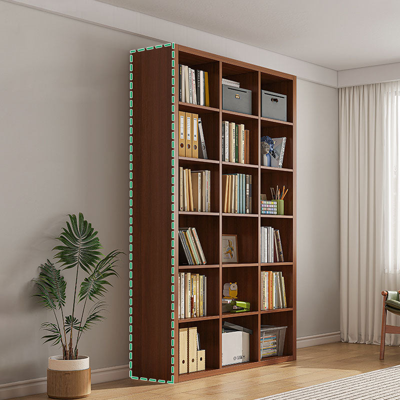 11.8" W Standard Shelf Bookcase Engineered Wood Closed Back Modern Book Shelf