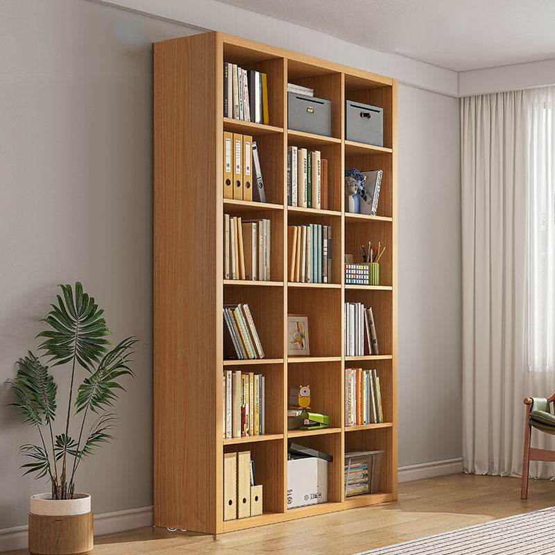 11.8" W Standard Shelf Bookcase Engineered Wood Closed Back Modern Book Shelf
