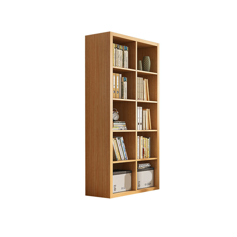 11.8" W Standard Shelf Bookcase Engineered Wood Closed Back Modern Book Shelf