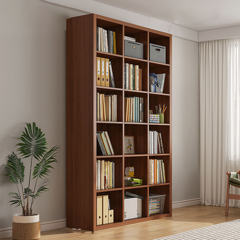 11.8" W Standard Shelf Bookcase Engineered Wood Closed Back Modern Book Shelf