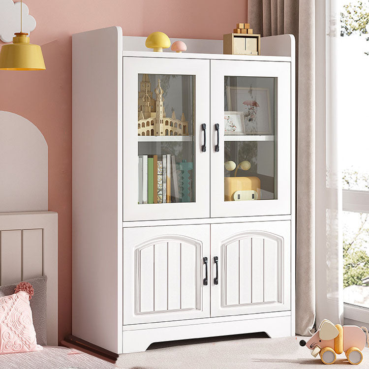 Modern Standard Shelf Bookcase Engineered Wood Closed Back Book Shelf for Living Room