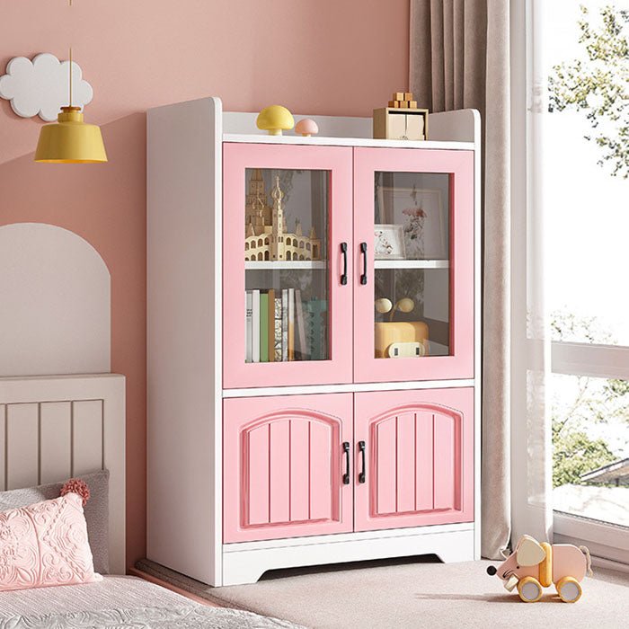 Modern Standard Shelf Bookcase Engineered Wood Closed Back Book Shelf for Living Room