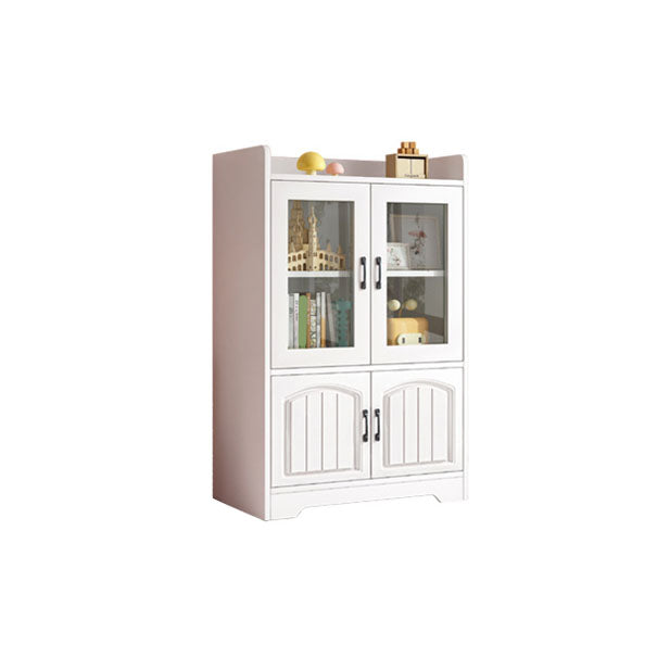 Modern Standard Shelf Bookcase Engineered Wood Closed Back Book Shelf for Living Room