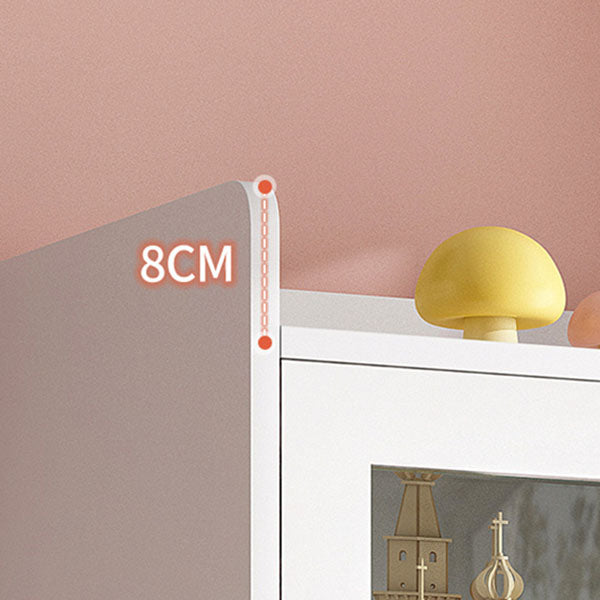 Modern Standard Shelf Bookcase Engineered Wood Closed Back Book Shelf for Living Room