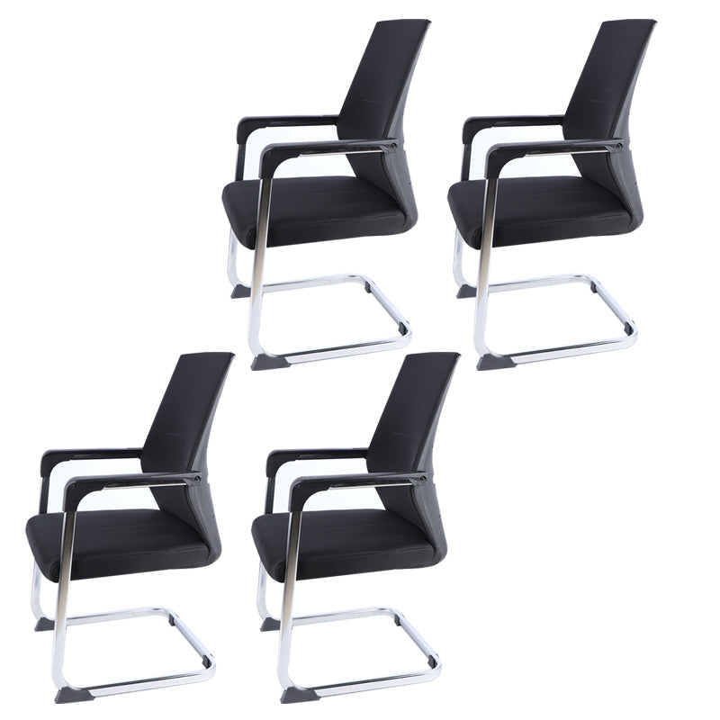 No Wheels Mid-back Office Chair Ergonomic Computer Task Mesh Desk Chair