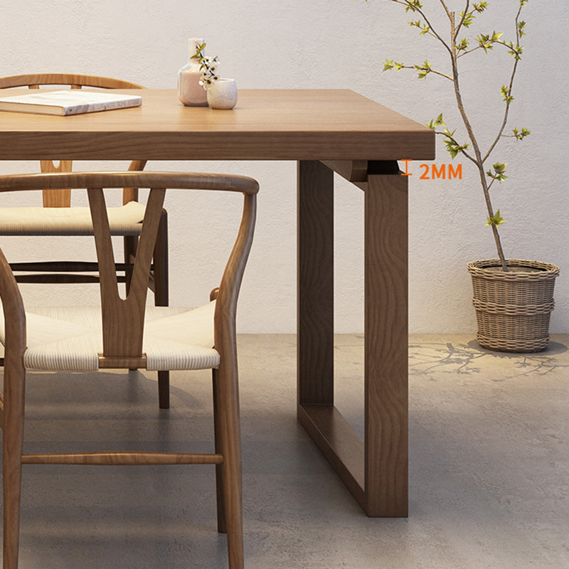 Modern 1/2/5 Pieces Dining Set Rectangle Pine Wood Dining Table for Kitchen Dining Room