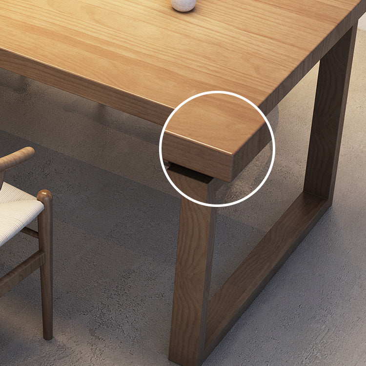 Modern 1/2/5 Pieces Dining Set Rectangle Pine Wood Dining Table for Kitchen Dining Room