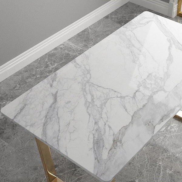 Nordic 1/2/5/7 Pieces Dining Set Rectangle Stone Dining Table for Dining Room