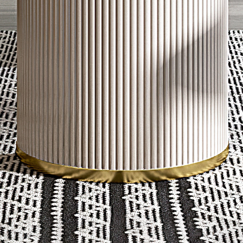 Nordic Glam Style Sintered Stone Oval Table Set 1/4/5/7 Pieces Set