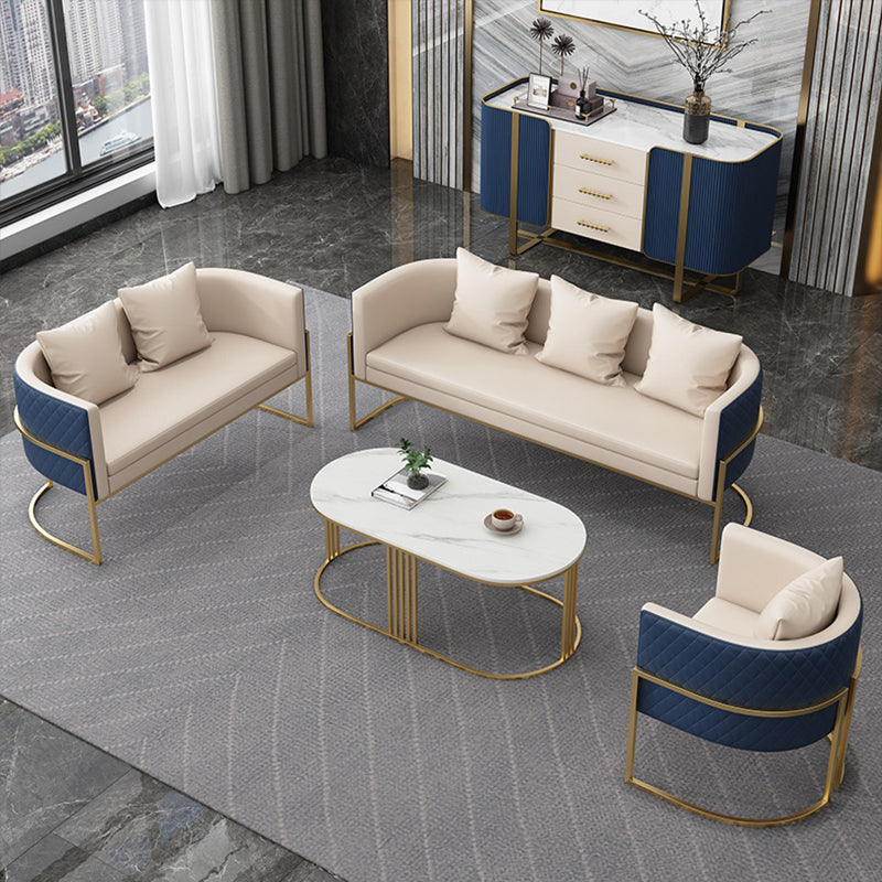 Glam Gold Steel Dining Set 1/5 Pieces Indoor Dining Furniture