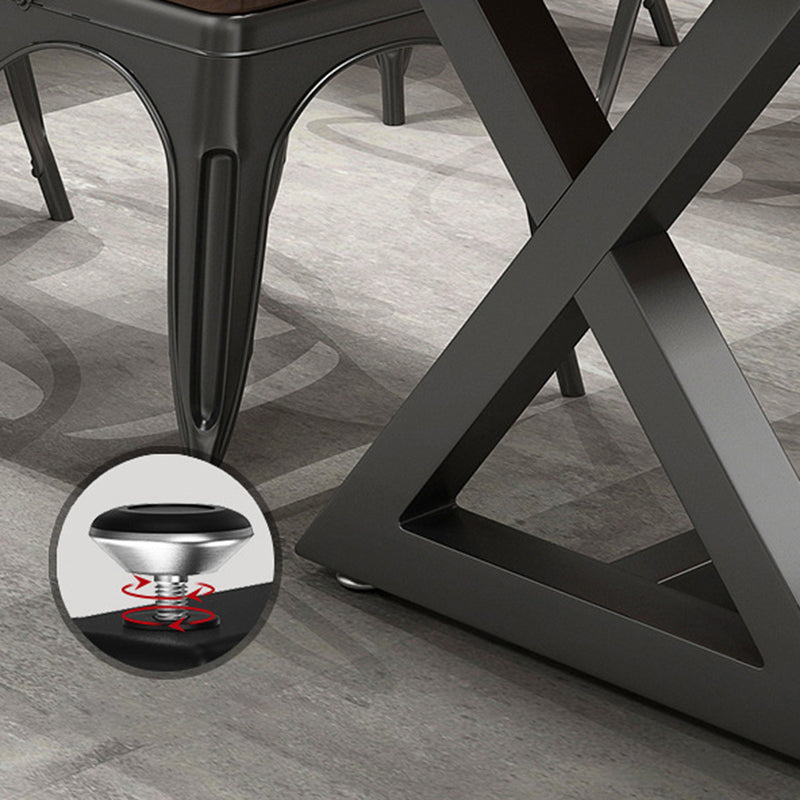 Modern Rectangle Dining Table Set 1/2/5 Pcs Solid Wood Dining Table and Chairs