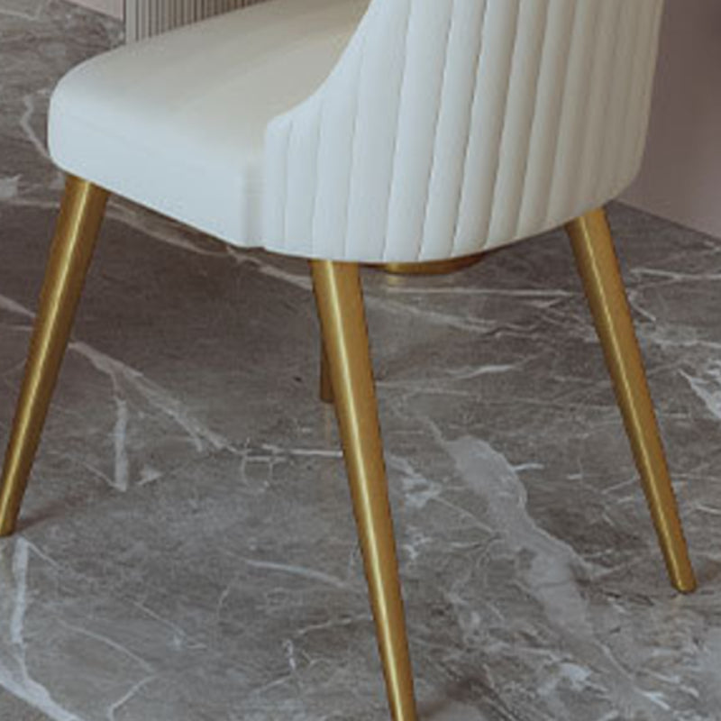 Nordic Glam Style Sintered Stone Rectangle Table Set 1/3/4/5 Pieces Dining Set