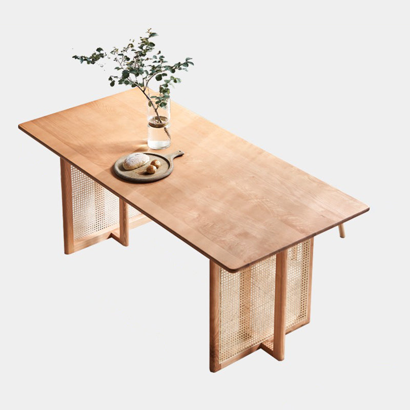 Modern Dining Set 1/2/4 Pcs Solid Wood Dining Table and Windsor Chairs