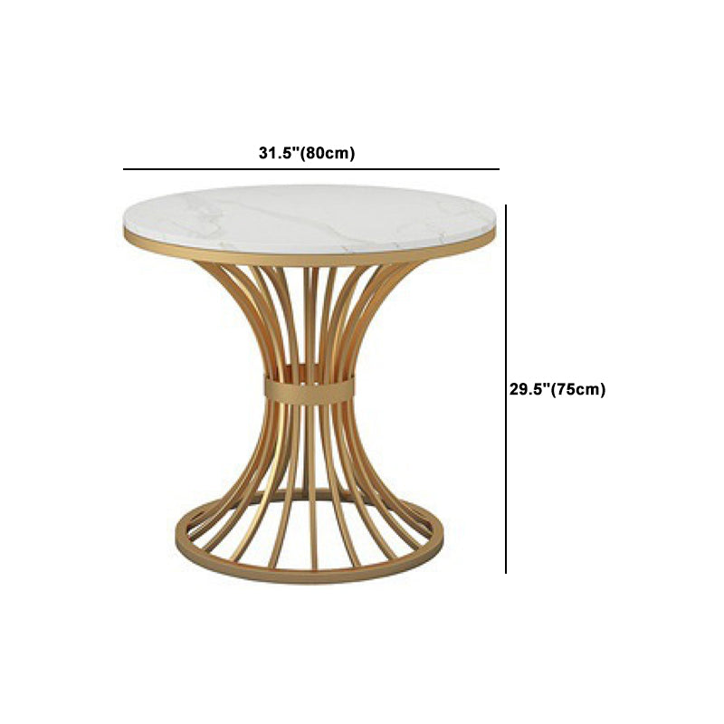 Glam Stone Dining Set 1/3/4/5 Pieces Dining Furniture for Home