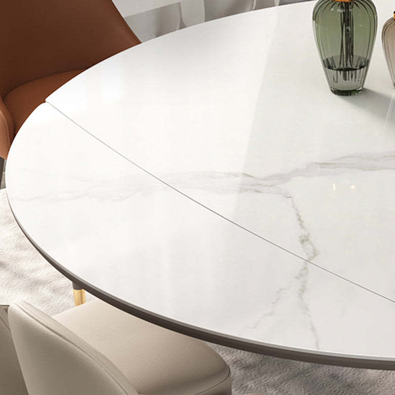 Contemporary Stone Dining Set 1/2/5/7 Pieces Dining Furniture for Home