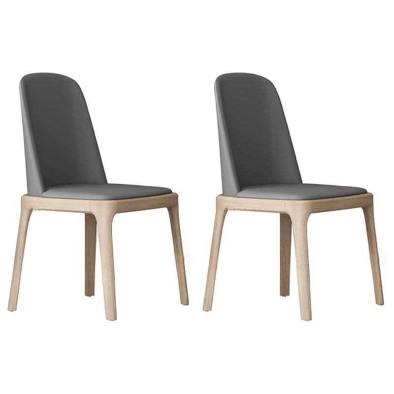 Contemporary Dining Set 1/2/5/7 Pcs Rectangle Dining Table with Upholstered Chairs