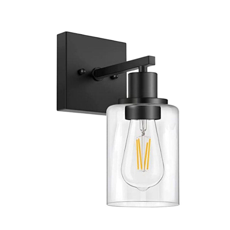 Glass Bath Vanity Lighting Polish Finish Light for Bathroom