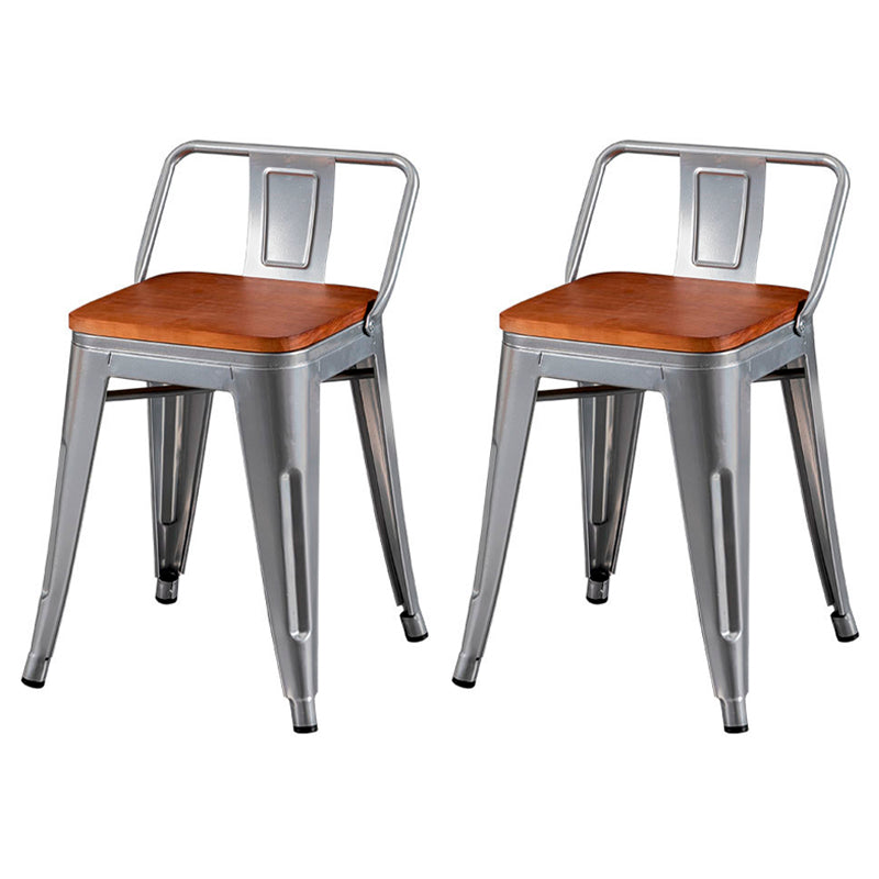 Industrial Dining Set 1/2/3/5 Pcs Kitchen Table and Chairs with Metal Frame