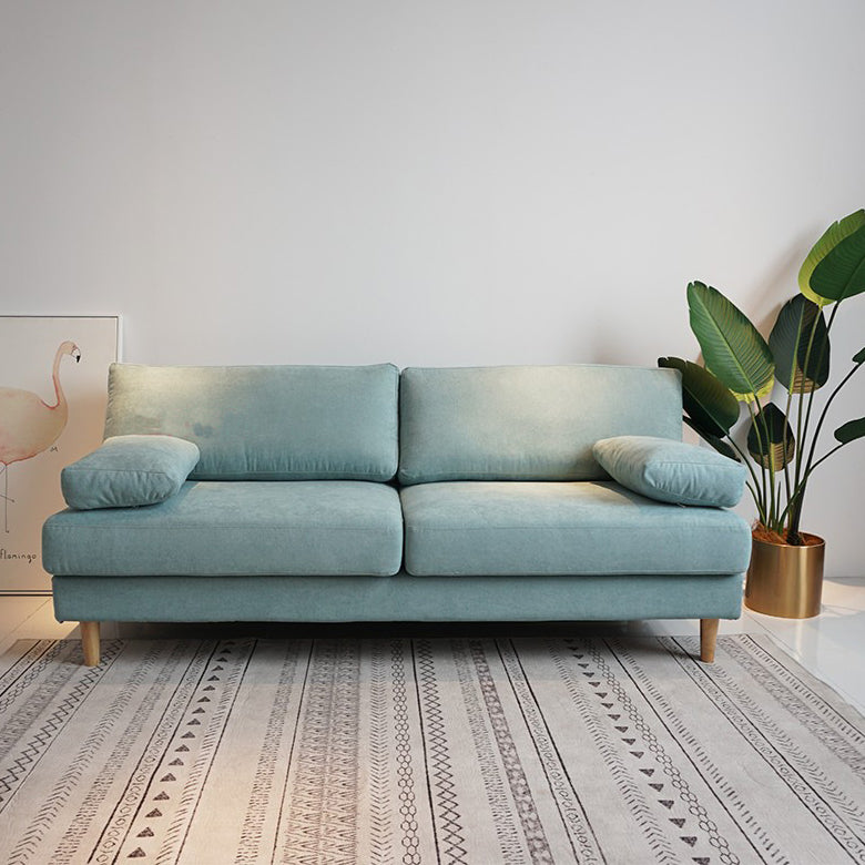 Contemporary Cushions Pillow Top Arm Stationary Living Room Sofa