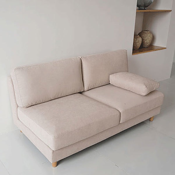 Contemporary Cushions Pillow Top Arm Stationary Living Room Sofa