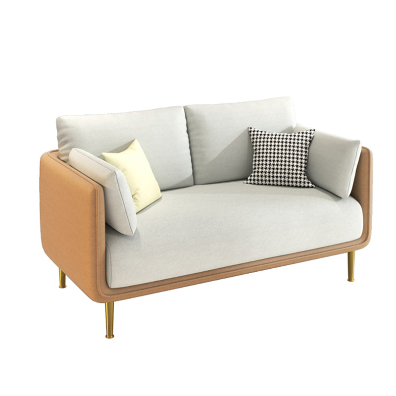 Contemporary Standard Faux Leather Stain Resistant Sofa Couch