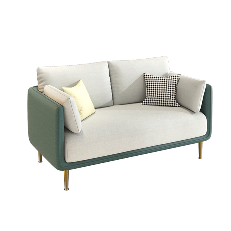 Contemporary Standard Faux Leather Stain Resistant Sofa Couch