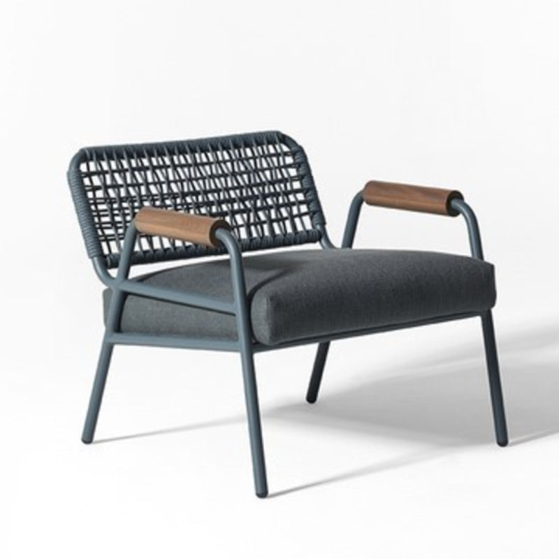 27.56" Wide Scandinavian Style Single Sofa Chair Fixed Back Arm Chair