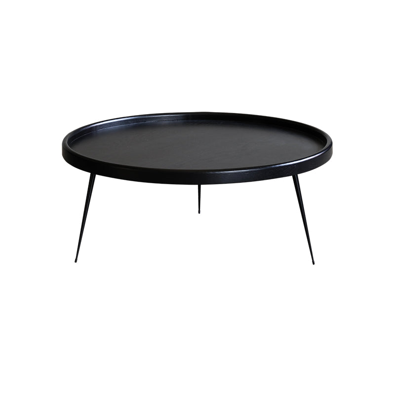Scandinavian 3 Legs Coffee Cocktail Table Round Wooden Coffee Table for Living Room
