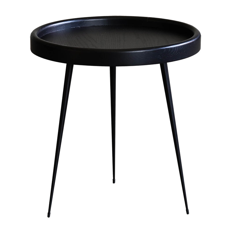 Scandinavian 3 Legs Coffee Cocktail Table Round Wooden Coffee Table for Living Room