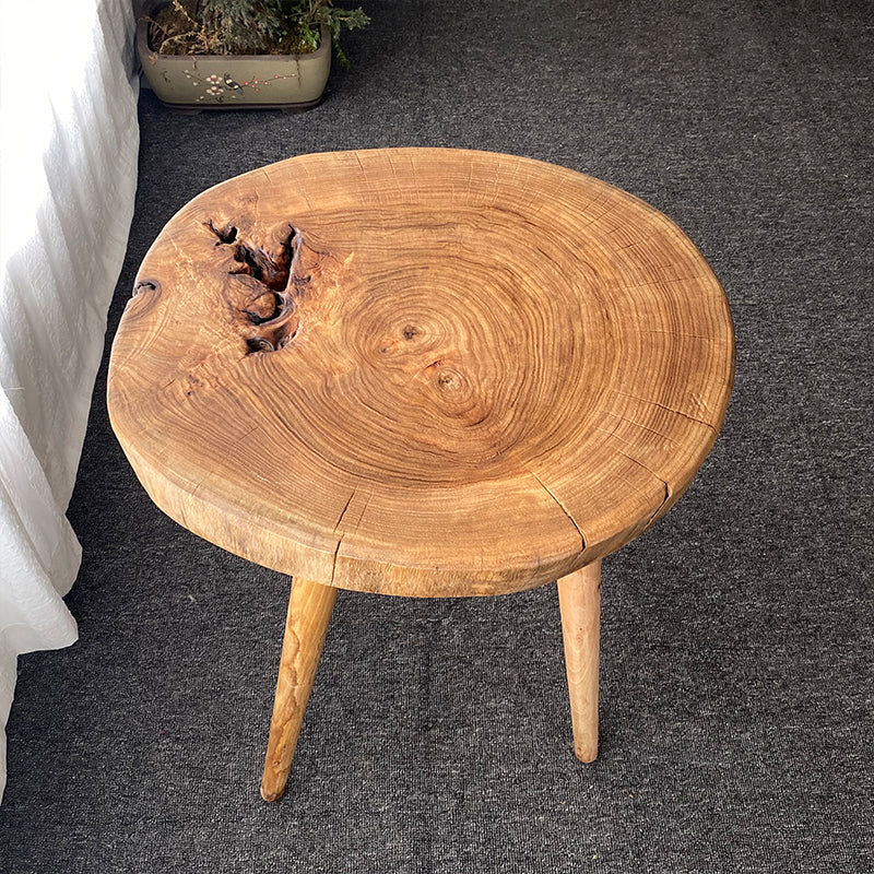 Scandinavian Wooden Coffee Table Free form 3 Legs Coffee Table Set for Living Room