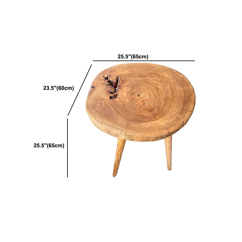 Scandinavian Wooden Coffee Table Free form 3 Legs Coffee Table Set for Living Room