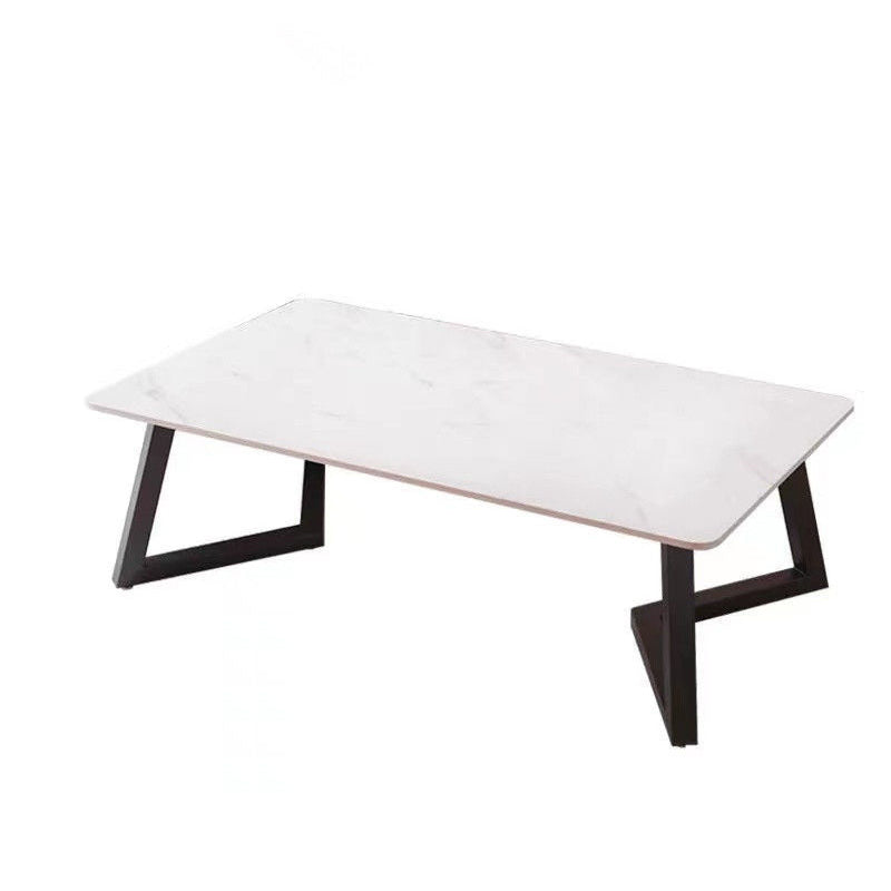 Single Slate Rectangle Coffee Table Modern Minimalist Coffee Table