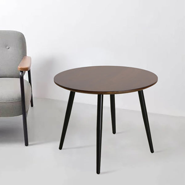 Scandinavian Style Sofa Side Accent Table Wooden Round Side End Table
