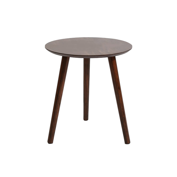 Scandinavian Style Sofa Side Accent Table Wooden Round Side End Table