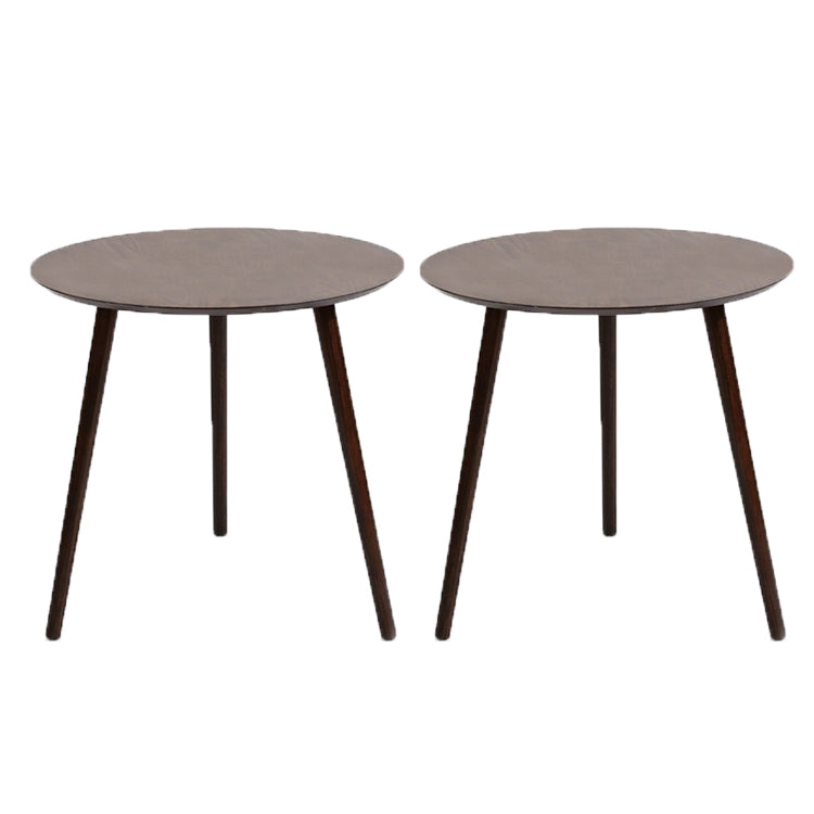 Scandinavian Style Sofa Side Accent Table Wooden Round Side End Table