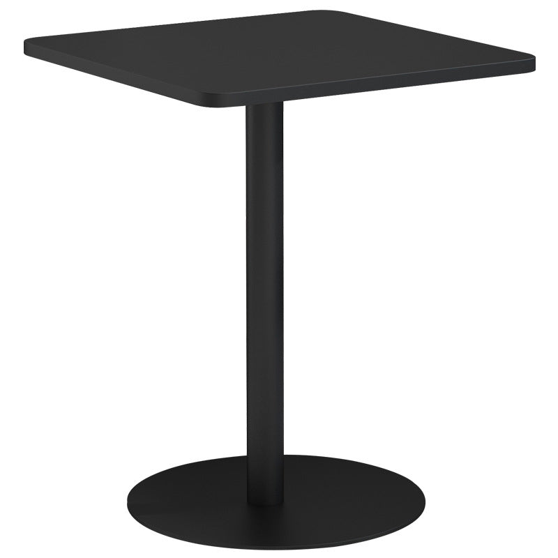Medieval Modern Style Pedestal Base Design Square Metal Table Side Table