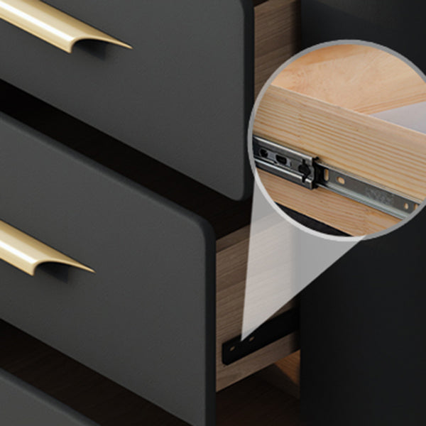 31.5"H Living Room Sideboard Cabinet Glam Buffet Server Cabinet with Wood Drawers