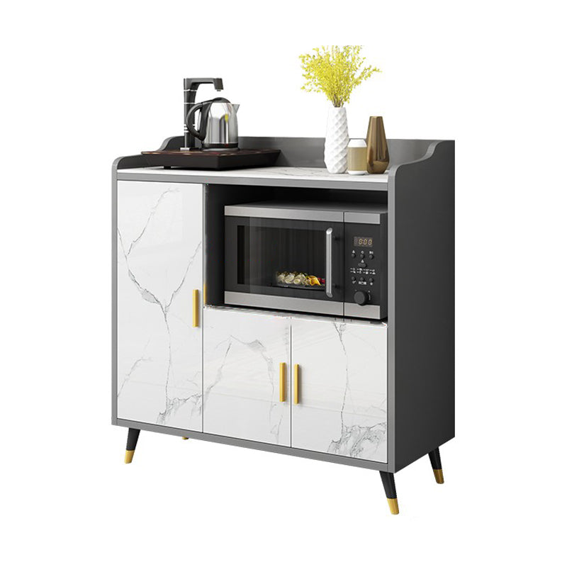 Modern Style Stone Buffet Sideboard Dining Room 38.5"H Buffet Server