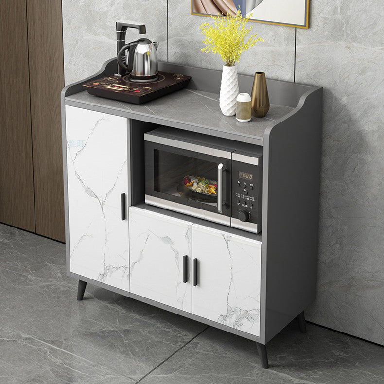 Modern Style Stone Buffet Sideboard Dining Room 38.5"H Buffet Server