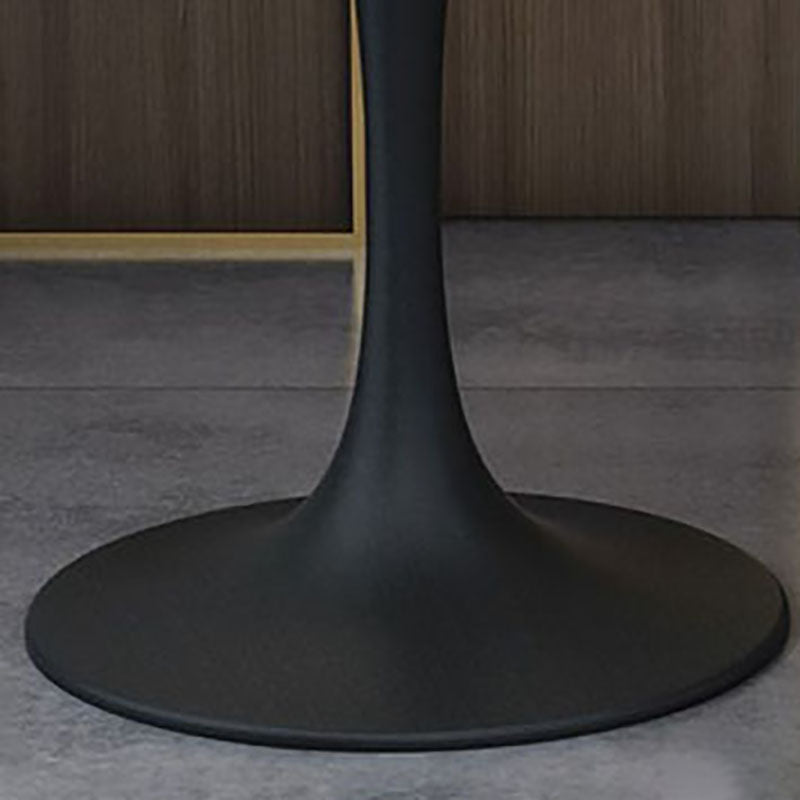 Modern Style Round Dining Table Sintered Stone Tulip Table for Dining Room