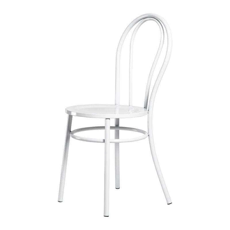 Metal Dining Chairs Industrial Windsor Back Armless Chairs for Bar