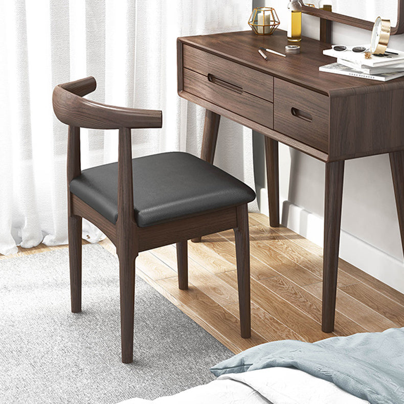 Industrial Upholstered Side Chairs Open Back Dining Side Chair