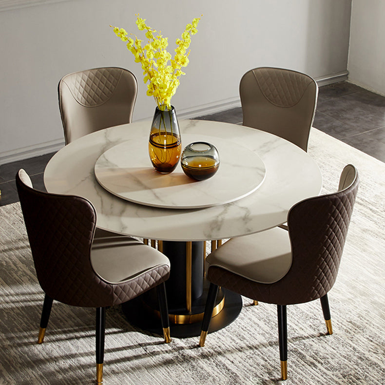 Upholstered Side Chairs Scandinavian Style Armless Solid Back Chair