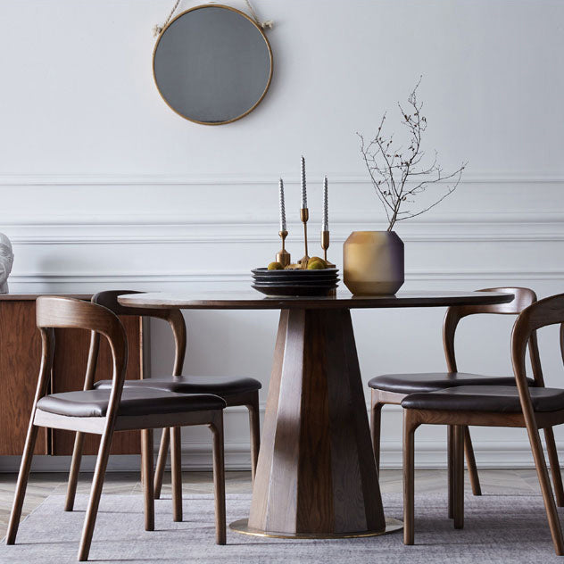 Modern Style Chair Dining Armless Chairs with Wooden Legs for Kitchen