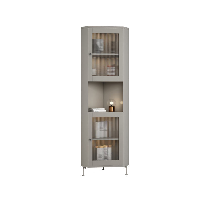 15.75" L * 15.75" W Storage Cabinet with Shelf and Glass Doors Triangle Cabinet